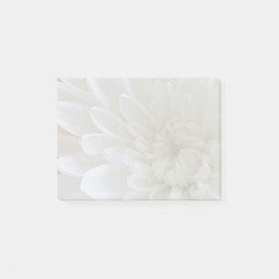 Full Photo White Flower Post-It Notes