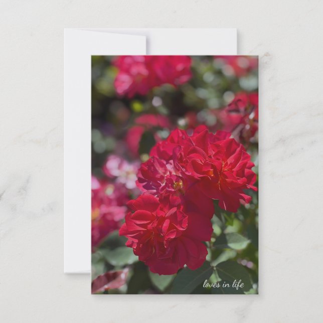 Full Red Roses Card (Front)