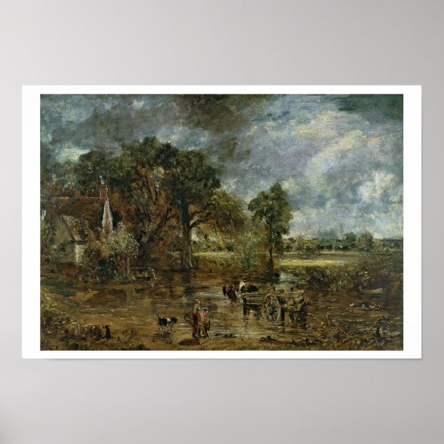 Full scale study for 'The Hay Wain', c.1821 Poster (Front)