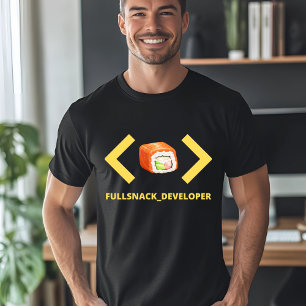 Full Snack Developer Sushi T-Shirt