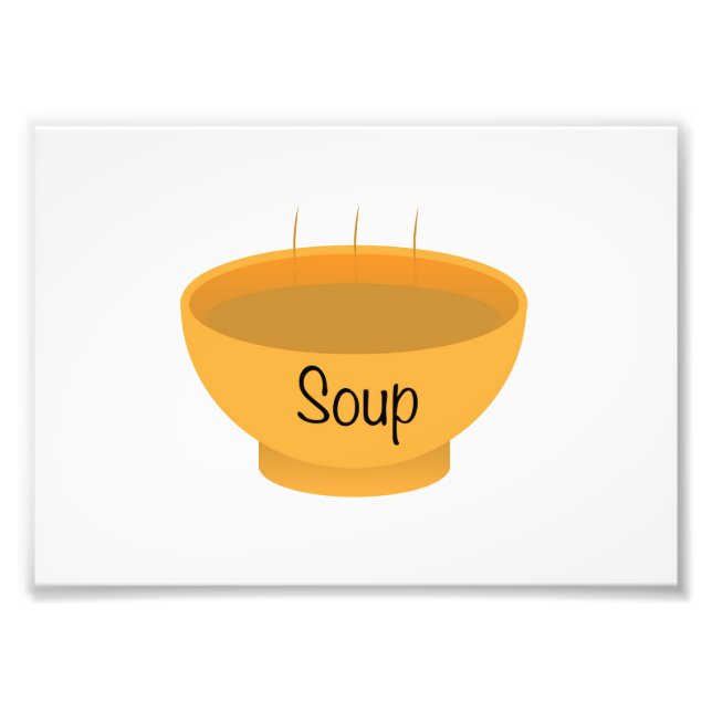 Full Soup Bowl Photo Print (Front)