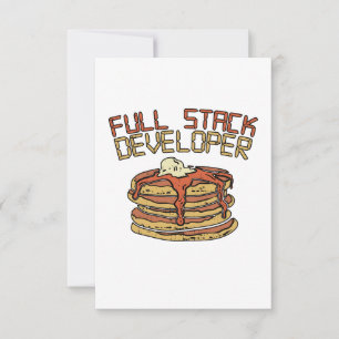 Full Stack Developer Software Programmer Pun Gift Card