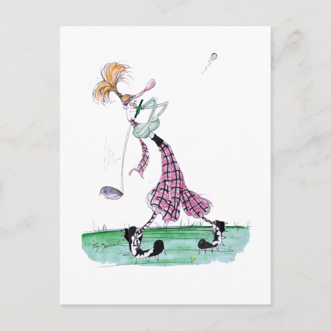 full swing golf, tony fernandes postcard (Front)