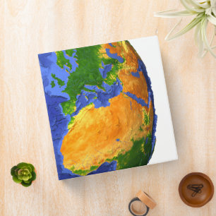 Full The Earth Showing Topographic Data. Binder