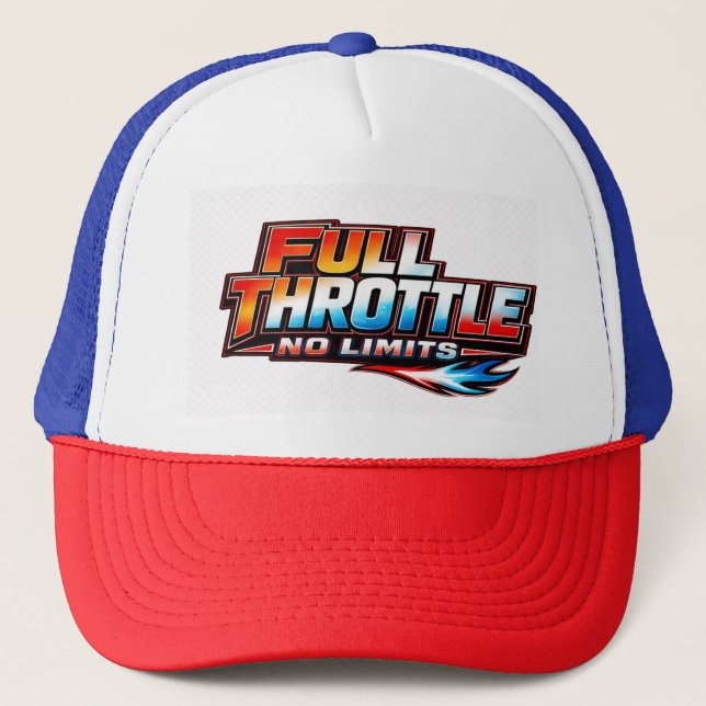 FULL THROTTLE NO LIMITS HAT – BIG BOLD RACING TEXT (Front)