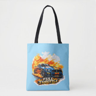 🏁🔥 Full Throttle Tote Bag 👜🚗
