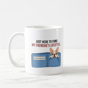 Full Time Frenchie Sponsor Funny French Bulldog De Coffee Mug