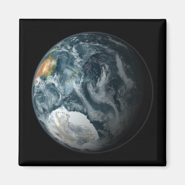 Full view of the Earth highlighting Antarctica Magnet (Front)