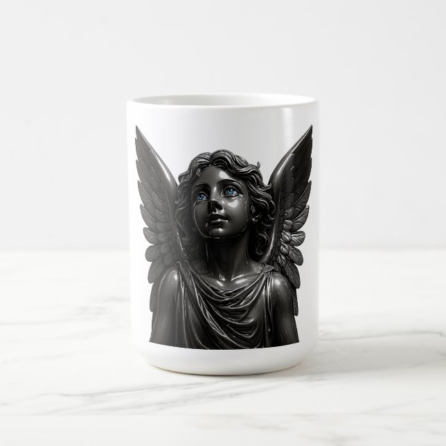 Full-Wing Metal Angel  Coffee Mug (Center)