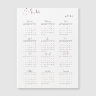 Full Year View 2023 Calendar