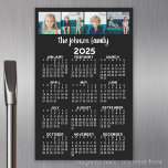 Full Year View Calendar with 4 photos Magneti Magnetic Dry Erase Sheet<br><div class="desc">A standard look for your home office or school locker. A place for 4 square photos. Make sure you crop your photos into squares before uploading.</div>