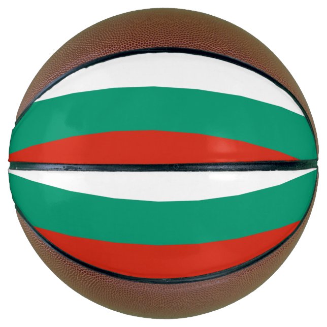 Fullsize Basketball with Flag of Bulgaria (Front)