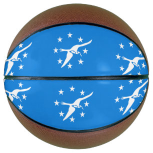 Fullsize Basketball with Flag of Corpus Christi