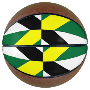 Fullsize Basketball with Flag of Monterey, USA