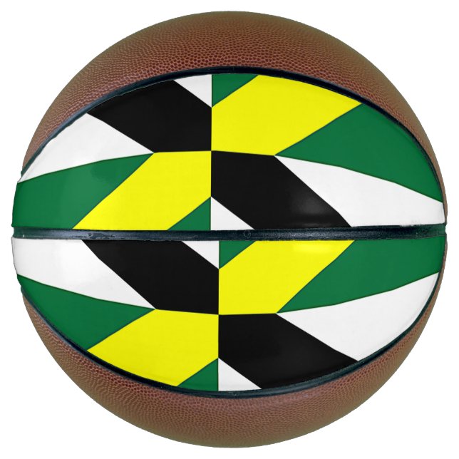 Fullsize Basketball with Flag of Monterey, USA (Front)