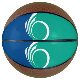 Fullsize Basketball with Flag of Ottawa