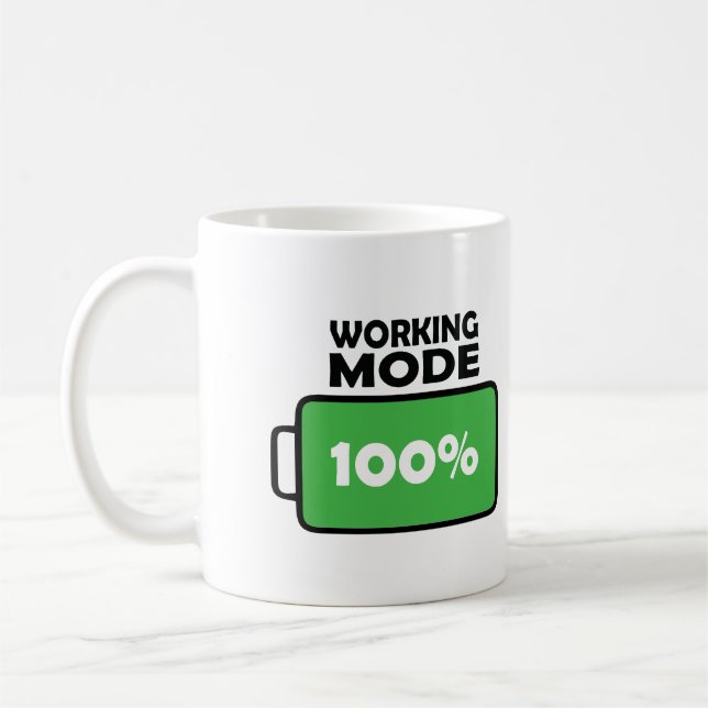 Fully Battery Working Mode Coffee Lover Mug Gift (Left)