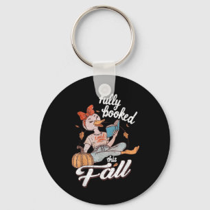 Fully Booked This Fall Bookworm Goose Autumn Readi Keychain