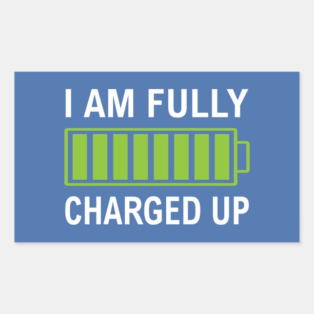 Fully Charged Sticker (Front)