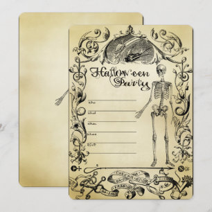 Fully Customisable Halloween Party Invitation