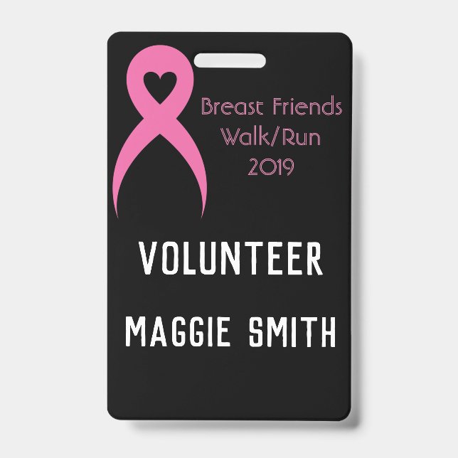 Fully Customizable badge (Front)