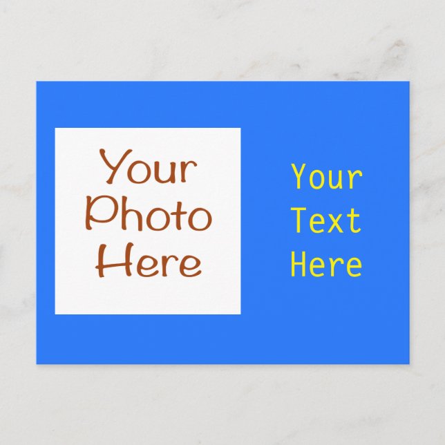 Fully Customizable Basic Postcard (Front)