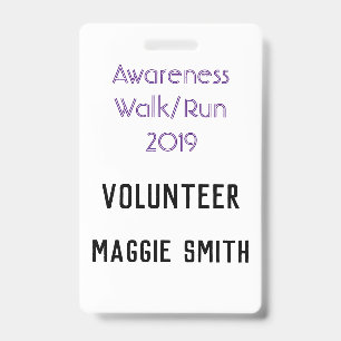 Fully Customizable Cancer Ribbons badge