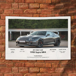 Fully Customizable First Car memory Banner