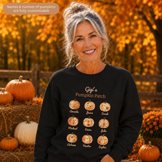 Fully Customizable Gigi’s Pumpkin Patch Sweatshirt (Creator Uploaded)