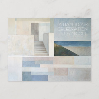 Fully Customizable Hamptons Beach Card