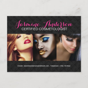 Fully Customizable Makeup Artist Comp Card