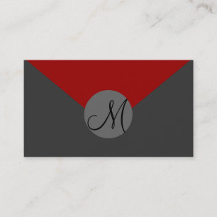 Fully customizable, monogram business cards