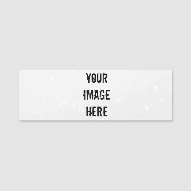 Fully Customizable Name Tag (Front)
