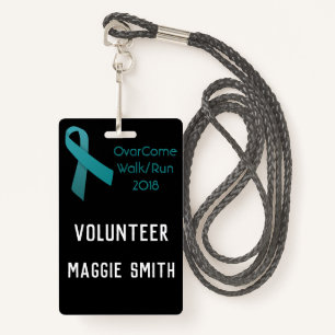 Fully Customizable Ovarian Cancer badge