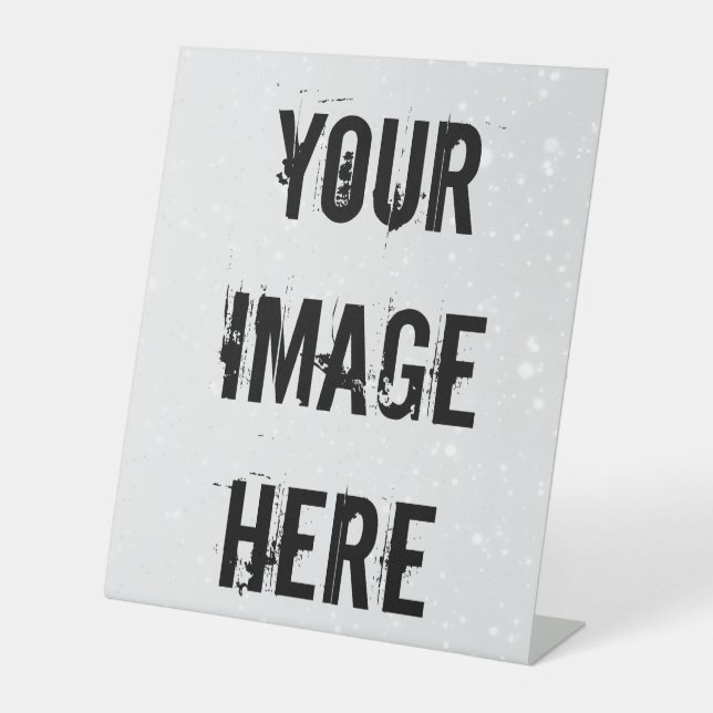 Fully Customizable Pedestal Sign (Front)