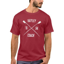 Fully customizable rowing shirt, name, year, seat