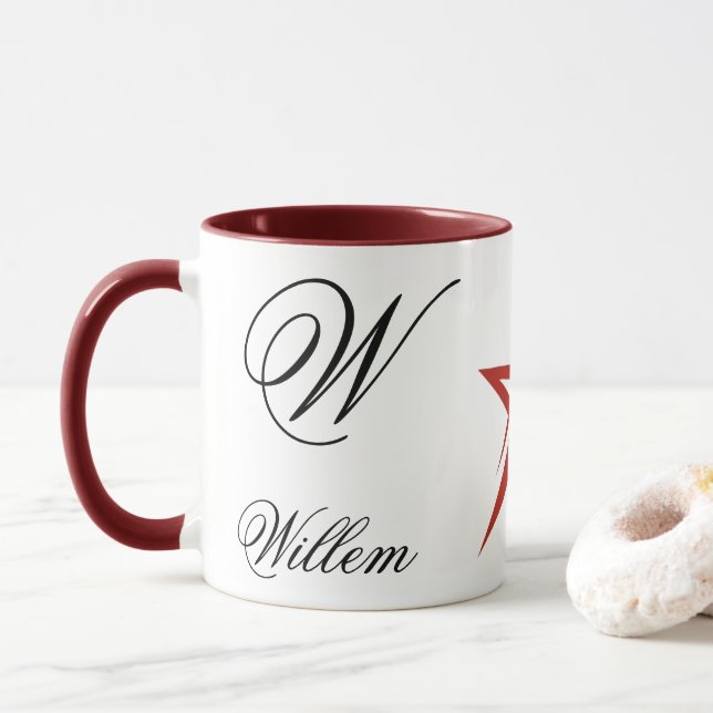 Fully Customizable Stylish Brand Combo Coffee Mug (Avec donut)