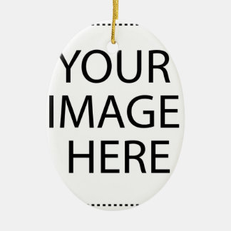 Fully Customizable YOUR IMAGE HERE Ceramic Ornament