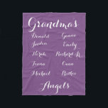 Fully Cutomizable Grandkids blanket<br><div class="desc">Customize this fleece blanket to whatever size,  background colour and names you wish! Change "Grandma" to Nana,  Mamaw,  Meemaw,  Granny,  etc. All names can be customized to your own! This is a great gift for your loved ones.</div>