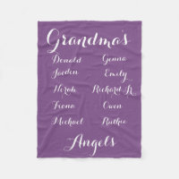 Fully Cutomizable Grandkids blanket