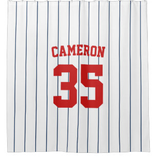 Fully Editable Colors Baseball Jersey Stripes Name