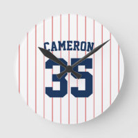 Fully Editable Colors Baseball Jersey Stripes Name