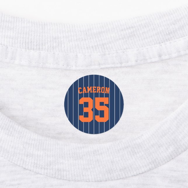 Fully Editable Colours Baseball Jersey Stripes Nam (Affixed)