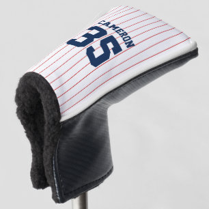 Fully Editable Colours Baseball Jersey Stripes Nam Golf Head Cover