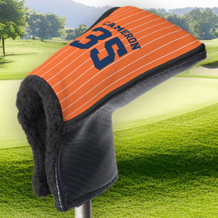 Fully Editable Colours Baseball Jersey Stripes Nam Golf Head Cover