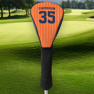 Fully Editable Colours Baseball Jersey Stripes Nam Golf Head Cover