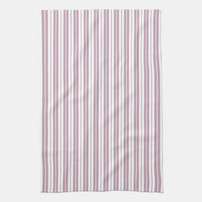 Fully Editable Colours Rustic Country Stripes Kitchen Towel (Vertical)