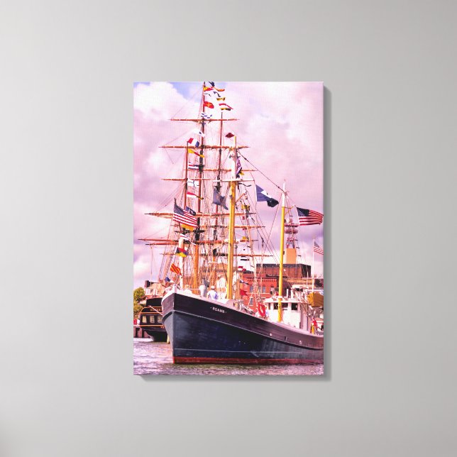 Fully Flagged Canvas Print (Front)