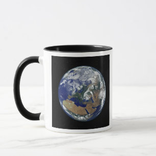 Fully lit Earth centred on Europe Mug