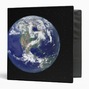 Fully lit Earth centred on North America Binder